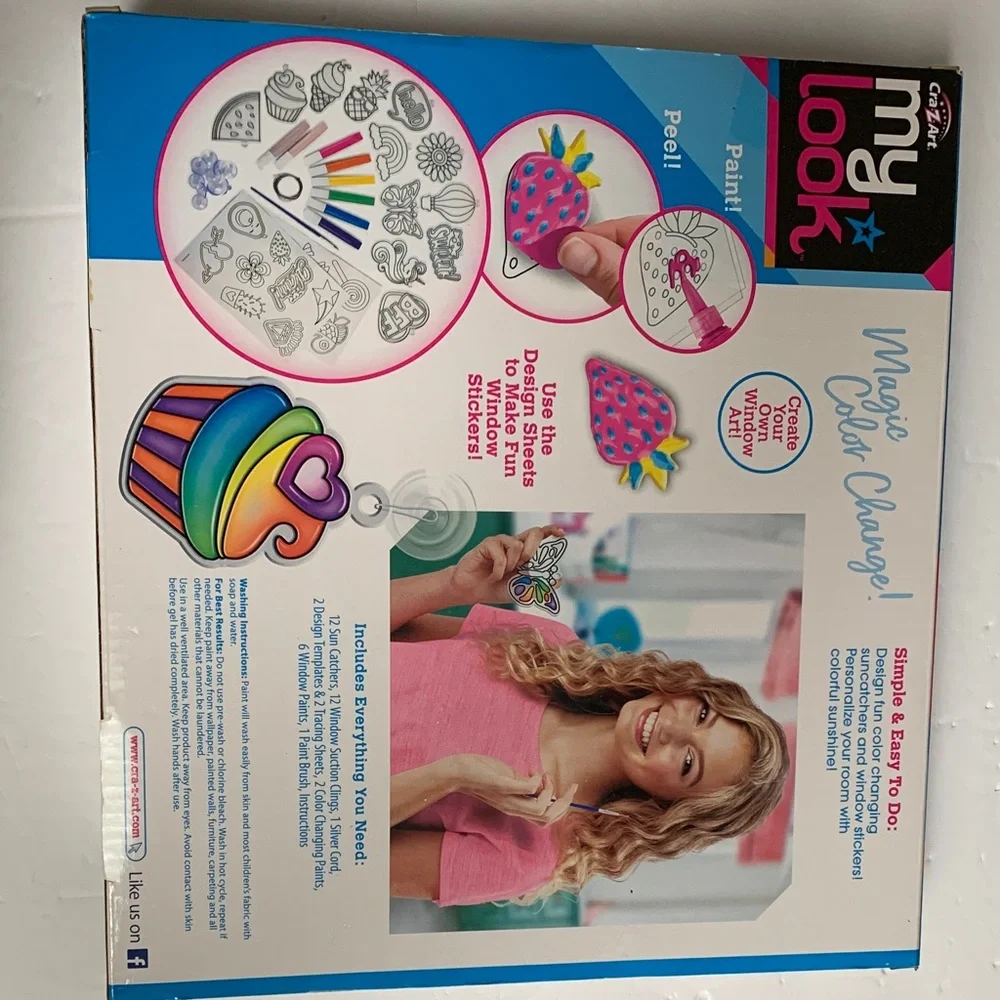 Cra-Z-Art My Look Magic Color Change Window Art Kit. Brand new. Great gift 🎁